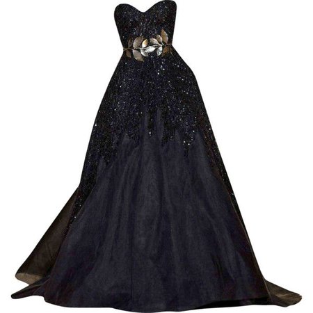 Black Couture/Runway Gown