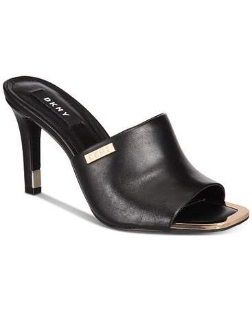 DKNY Bronx Dress Sandals, Created for Macy's & Reviews - Sandals & Flip Flops - Shoes - Macy's black