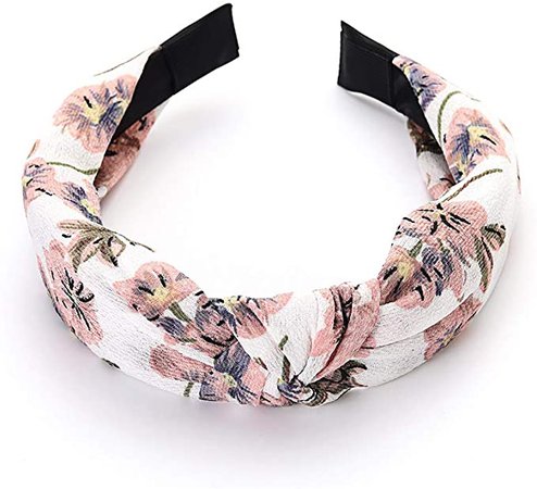 Zoestar Boho Yoga Headbands Criss Cross Head Wrap Floral Printed Knotted Hair Band for Women(Pack of 4): Amazon.co.uk: Beauty