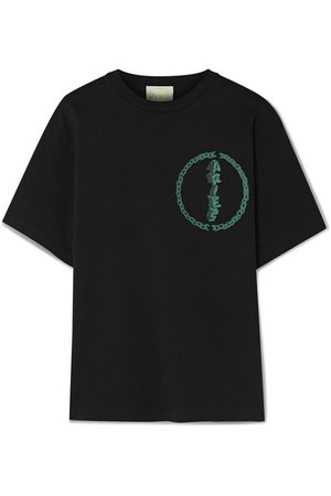 Aries | Green Fuzz printed cotton-jersey T-Shirt | NET-A-PORTER.COM