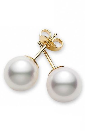 Mikimoto Akoya Pearl Stud Earrings | Nordstrom