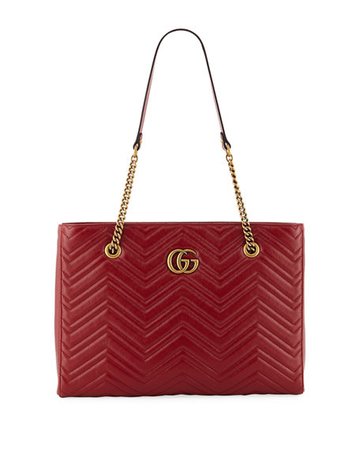 Gucci GG Marmont Medium Quilted Leather Shoulder Tote Bag
