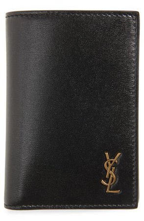 Saint Laurent Monogram Bifold Leather Wallet | Nordstrom