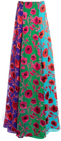 Aquinnah Floral Print Maxi Skirt