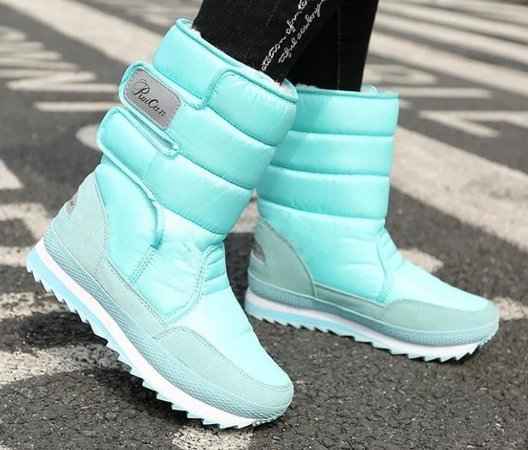 Teal Snow boots
