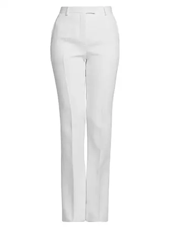 Shop FERRAGAMO Tailored Straight-Leg Pants | Saks Fifth Avenue