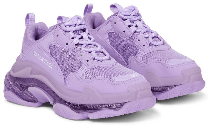 purple chunky trainers