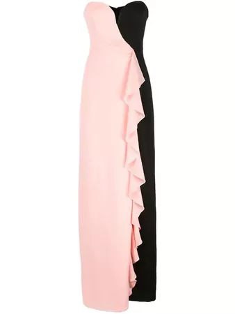 Nicole Miller strapless ruffle gown £532 - Shop SS19 Online - Fast Delivery, Free Returns