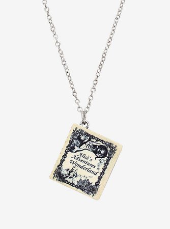 Lewis Carroll Alice's Adventures In Wonderland Book Necklace