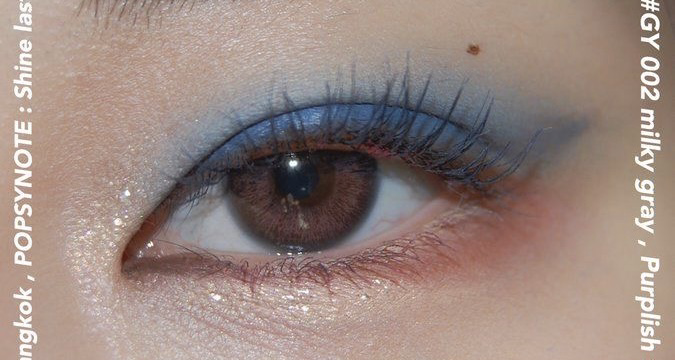 red and blue eyeshadow