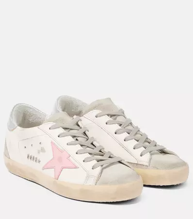 Super Star Leather Sneakers in White - Golden Goose | Mytheresa