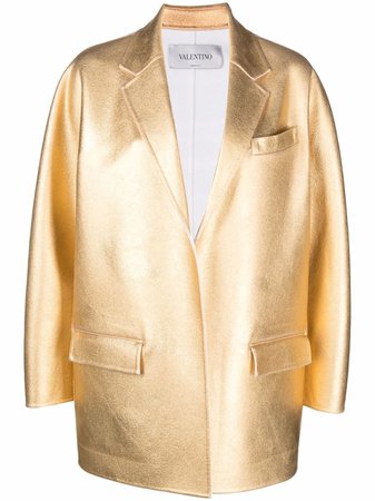 Shop Valentino single-breasted blazer with Express Delivery - FARFETCH