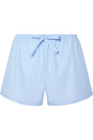 Sleepy Jones | Paloma cotton-poplin pajama shorts | NET-A-PORTER.COM