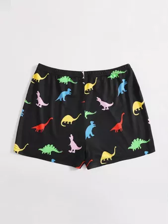 Dinosaur Print Shorts | SHEIN USA