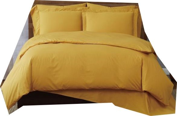 yellow comforter