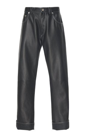 Leather Straight-Leg Pants by Loewe | Moda Operandi