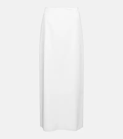 Ryon Cotton Poplin Maxi Skirt in White - The Row | Mytheresa