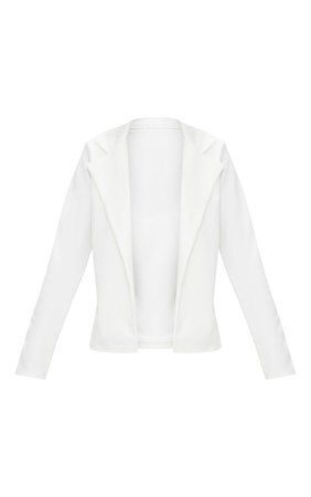 Cream Cropped Blazer | Coats & Jackets | PrettyLittleThing USA