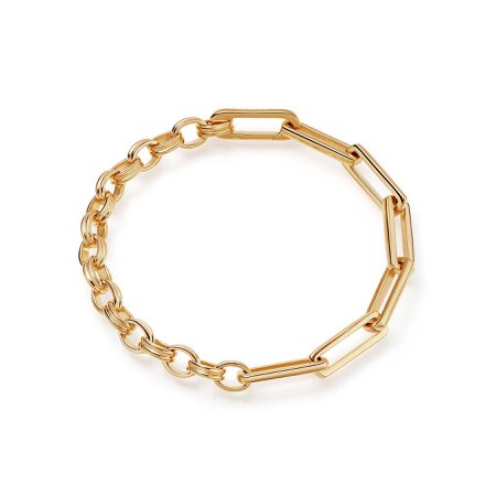 Gold Deconstructed Axiom Chain Bracelet | Missoma Limited