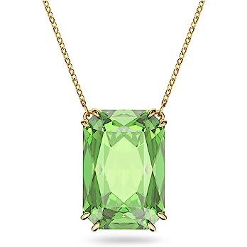 Amazon.com: Swarovski Millenia Pendant, Green, Gold-tone Finish: Clothing, Shoes & Jewelry
