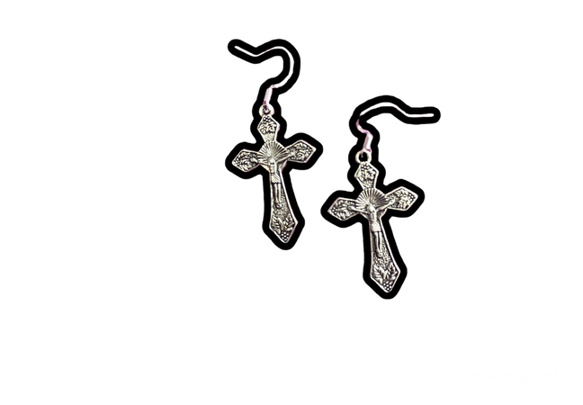 CRUCIFIX EARRINGS - The Captain’s Crypt