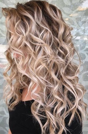 curly ombre hair 💛💛