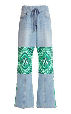 Kundalini Paneled Wide-Leg Jeans By Etro | Moda Operandi