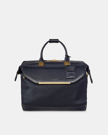 Metallic trim small holdall - Navy | Bags | Ted Baker UK