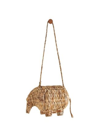 MANGO Handmade elephant bag