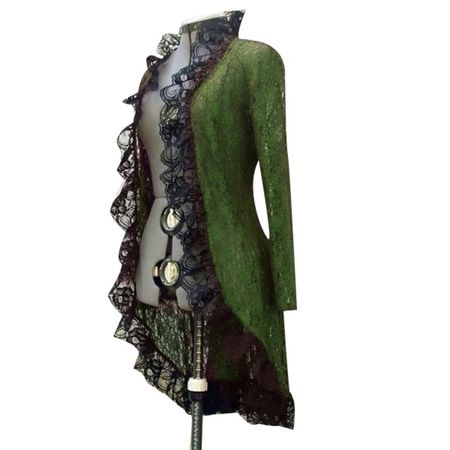 green steampunk victorian jacket
