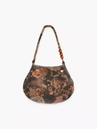 Bowl Bag_Flower Sandy Brown | W Concept
