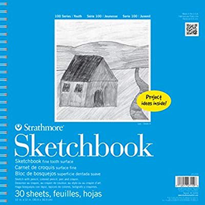 Amazon.com: Strathmore 27-110 STR-27-110 30 Sheet Kids Spiral Sketch Book, 12", 12 by 12",: Gateway