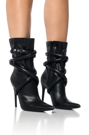 designer heel heels boots booties