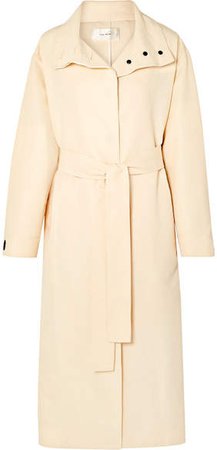 Panae Silk And Cotton-blend Trench Coat - Beige