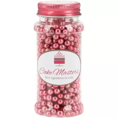 Weiche Zucker Perlen Pink Metallic 5 mm 80 G Dragees von Cake-Masters | Google Shopping