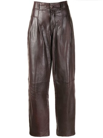 Versace Pre-Owned 1980s high-waisted trousers