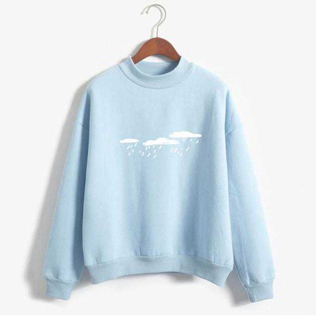 Rain Clouds Sweatshirt | Shop Minu | Korean and Aesthetic fashion