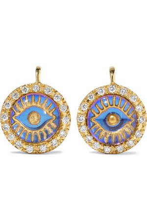 Ileana Makri | Ire Ear 18-karat gold diamond earrings | NET-A-PORTER.COM