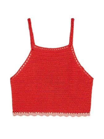 BUTTONED CROCHET TOP-View All-T-SHIRTS-GIRL | 5 - 14 yrs-KIDS | ZARA United States