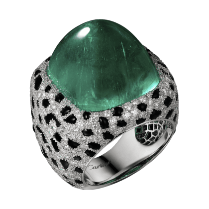 Cartier, Panthere de Cartier Sugarloaf Emerald ring
