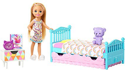 Amazon.com: Barbie Club Chelsea Bedtime Playset: Toys & Games