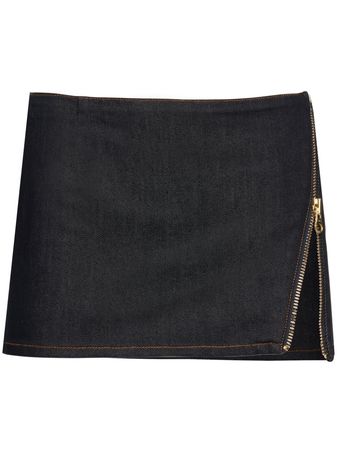 Retrofete Nyla zip-fastening Denim Miniskirt - Farfetch