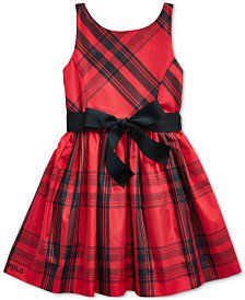 Polo Ralph Lauren Little Girl's Plaid Taffeta Dress & Reviews - Dresses - Kids - Macy's