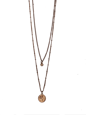rebbie_irl’s layered chain necklace | aldo