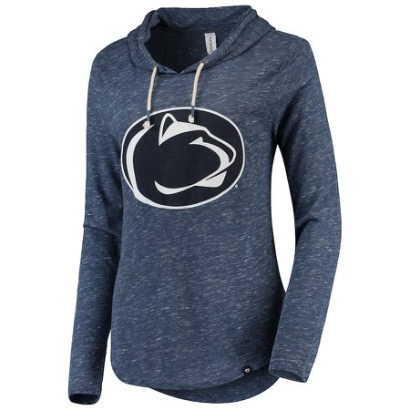 Penn State Nittany Lions Colosseum Women's Core Cora Long Sleeve Hoodie T-Shirt - Heathered Navy