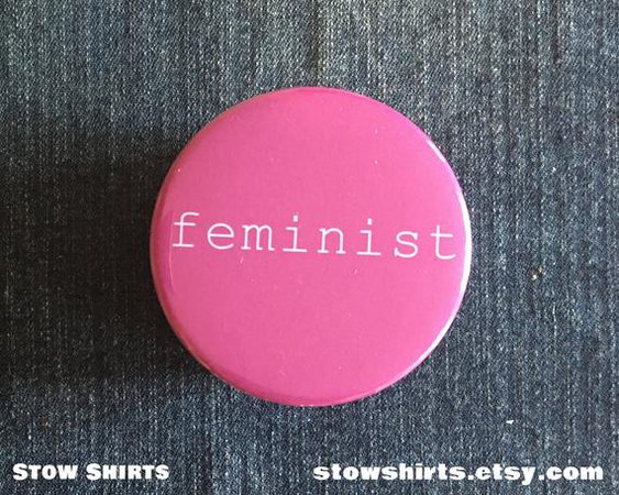 Feminist pin button badge feminist pin button women's | Etsy