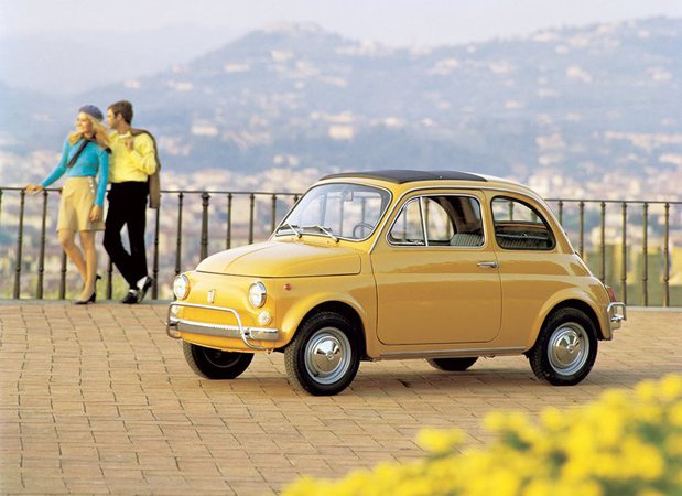 Lupin III 1957 Yellow Fiat 500