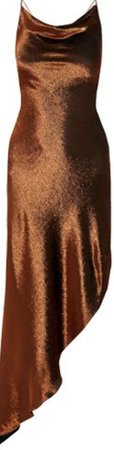 bronze dress