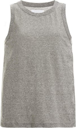 The Muscle Stretch-Cotton Tank Top