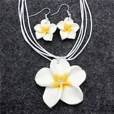 hawaiian necklace and earring set - Google Search